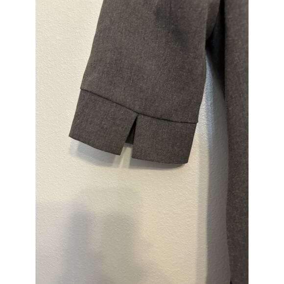 VTG Venus Gray Double Breasted Tuxedo Dress Coat 90s Airline Stewardess Preppy 6 - Picture 8 of 10